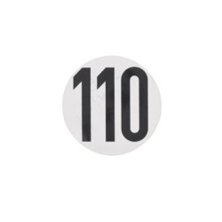 Pictogrammes de vitesse adhésifs 110km/h