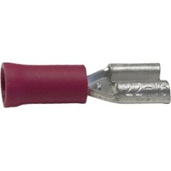 Cosse plate femelle rouge 6.35mm²