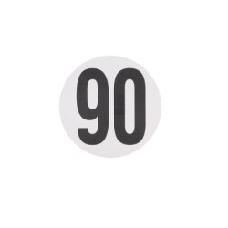 Pictogrammes de vitesse adhésifs 90km/h