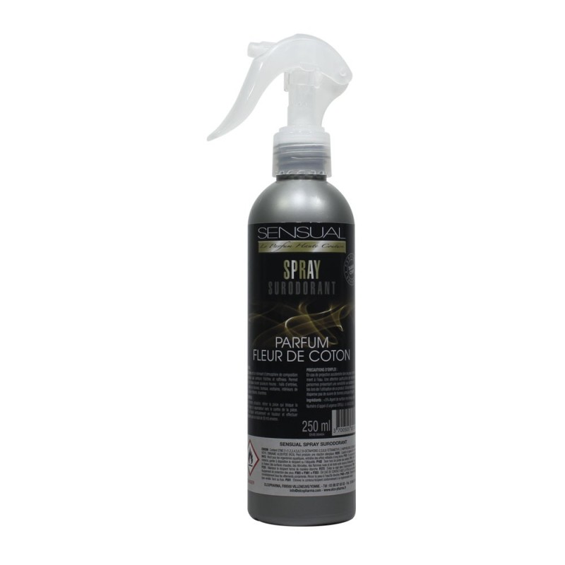 SENSUAL SPRAY DESODORISANT 250ML PARFUM FLEUR DE COTON