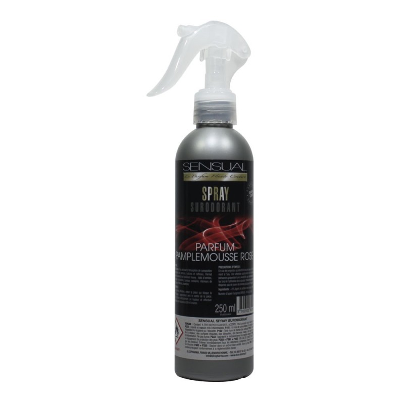 SENSUAL SPRAY DESODORISANT 250ML PARFUM PAMPLEMOUSSE ROSE