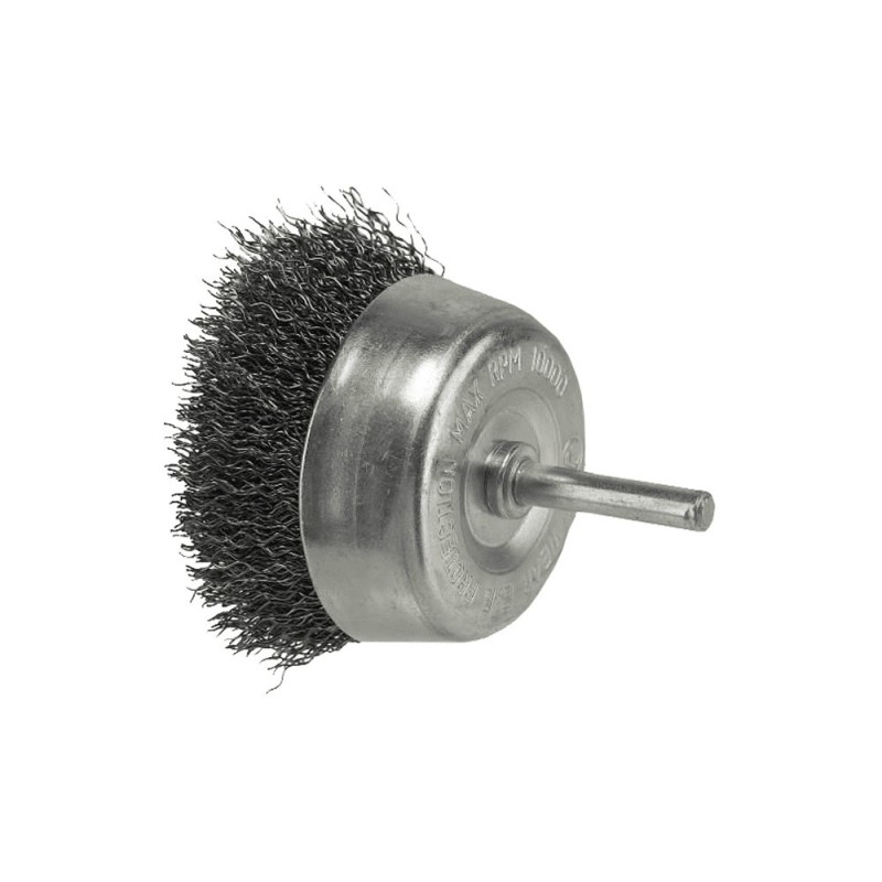 Brosse métallique Ø40mm Type Ondulé / sur tige