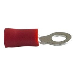 Cosse borne rouge Ø4 mm