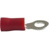 Cosse borne rouge Ø4 mm