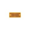 Catadioptre rectangulaire blanc AVEC 2 TROUS DE FIXATION 4,2MM