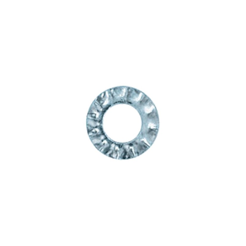 SACHET RONDELLES 549 A DENTURE EXTERIEURE ZN BLANC NFE 27 Ø4x8x0.5mm