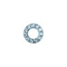 SACHET RONDELLES 549 A DENTURE EXTERIEURE ZN BLANC NFE 27 Ø4x8x0.5mm