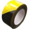 RUBAN DE SIGNALISATION BI COULEUR JAUNE/NOIR 50mmx66M