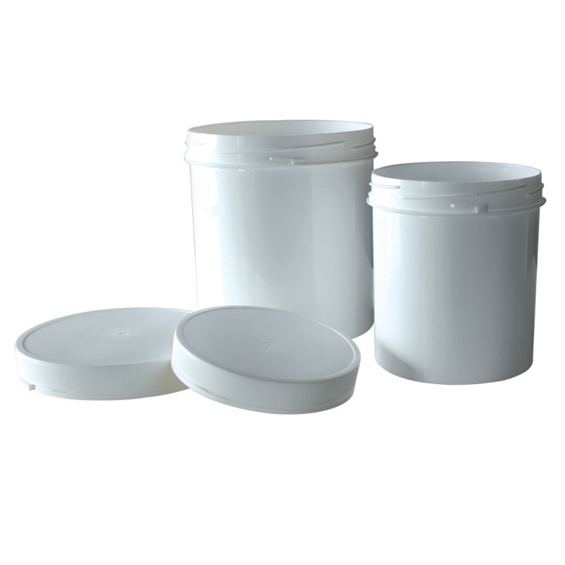 Pot plastique étanche spécial peinture à l'eau Couvercle 1000 ml