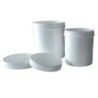 Pot plastique étanche spécial peinture à l'eau Couvercle 1000 ml