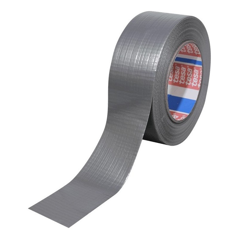 Rouleau adhésif toile gris 48mmx50m TESA 4613 RUBAN PROTECH