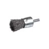 Brosse métallique pinceau sur tige fil ondulée Ø26mm