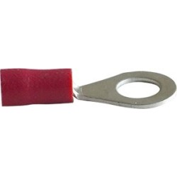 Cosse borne rouge Ø6 mm