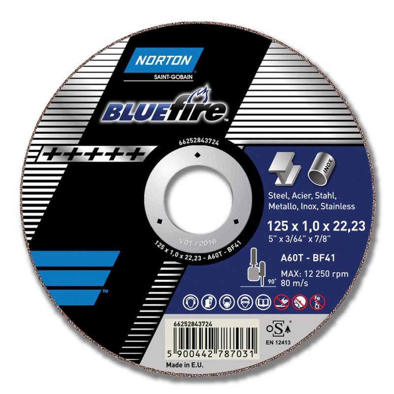 Disques à tronçonner Ø76 x 1 x 10 Plat