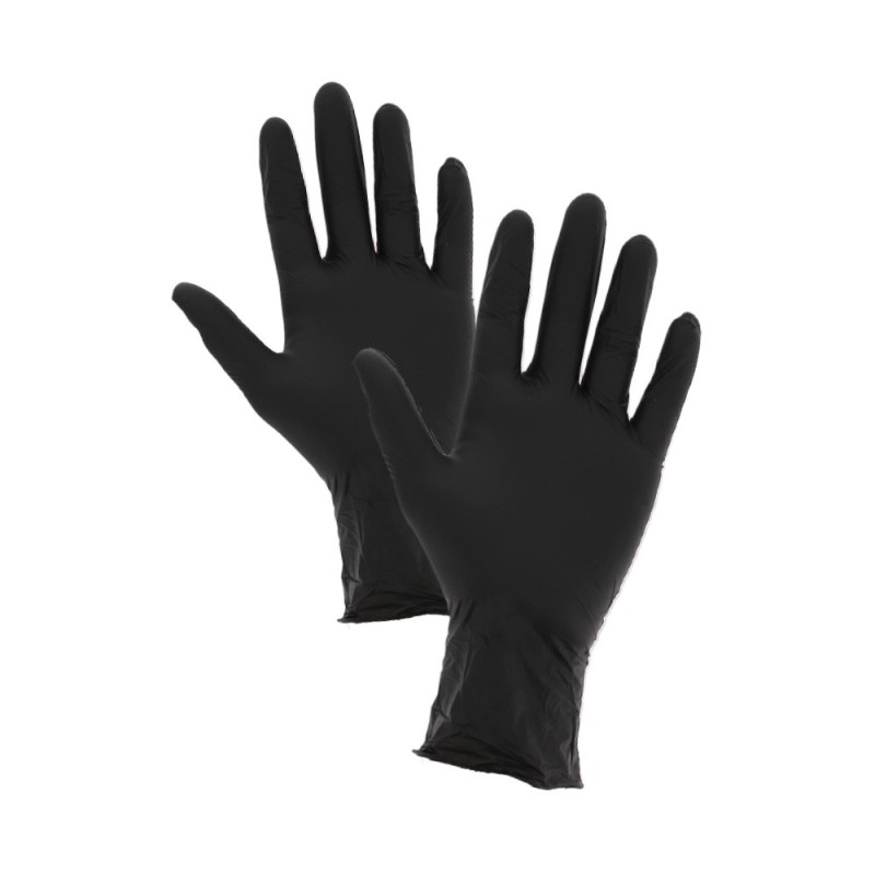 GANT NITRILE 2SP 3.5GR NOIR BOITE DISTRIBUTRICE DE 100 T11/XL