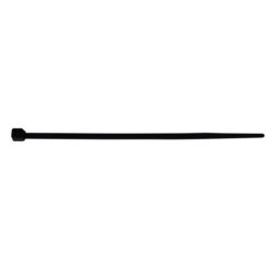 Collier de serrage simple nylon noir 100 x 2.5