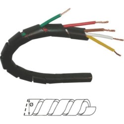 GAINE SPIRALEE DE FRETTAGE ØINT.6.6MM 10M Capacité 6.0-60mm