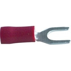 Cosse fourche rouge M5