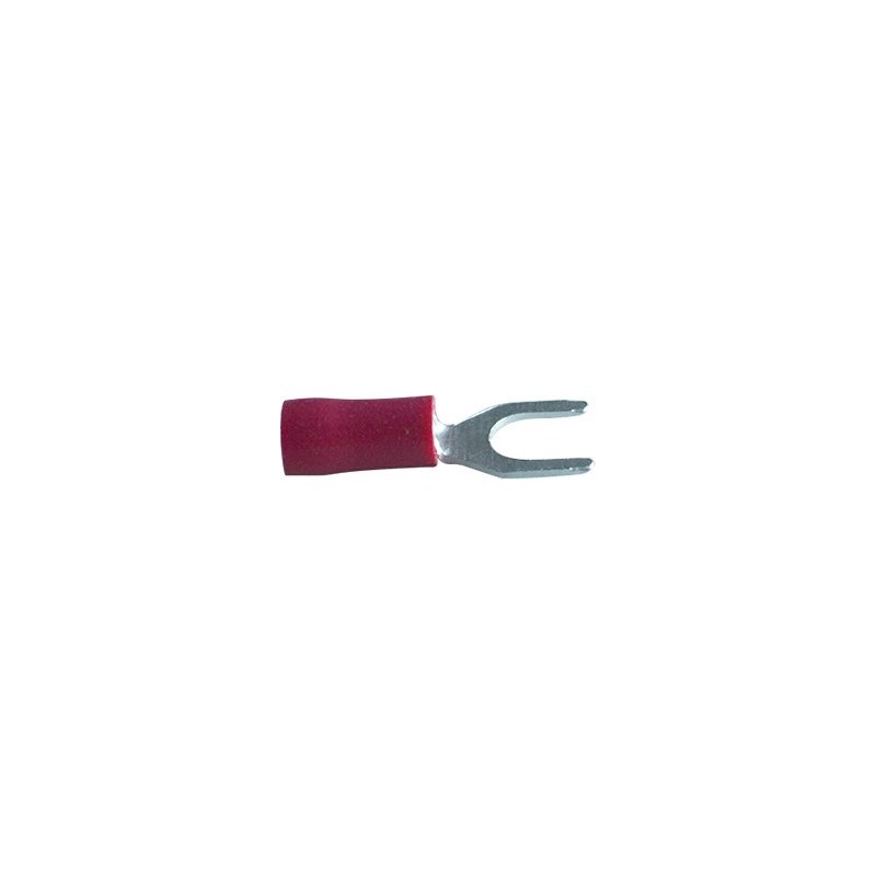Cosse fourche rouge M5
