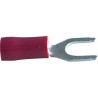 Cosse fourche rouge M5