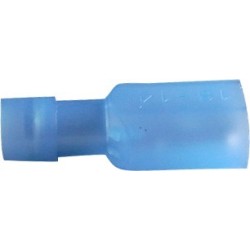 Cosse plate make bleue isolée étanche 6.35mm²