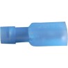 Cosse plate make bleue isolée étanche 6.35mm²