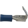 Cosse mixte bleue male/femelle avec languette 6,35 mm