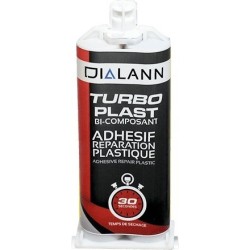 Colle bi-composant PU 30 sec TURBO PLAST