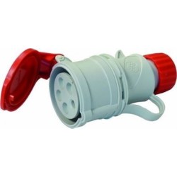 Fiche femelle 400V 3P+N+T étanche IP44 16A