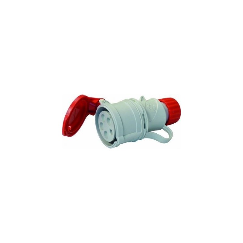 Fiche femelle 400V 3P+N+T étanche IP44 16A