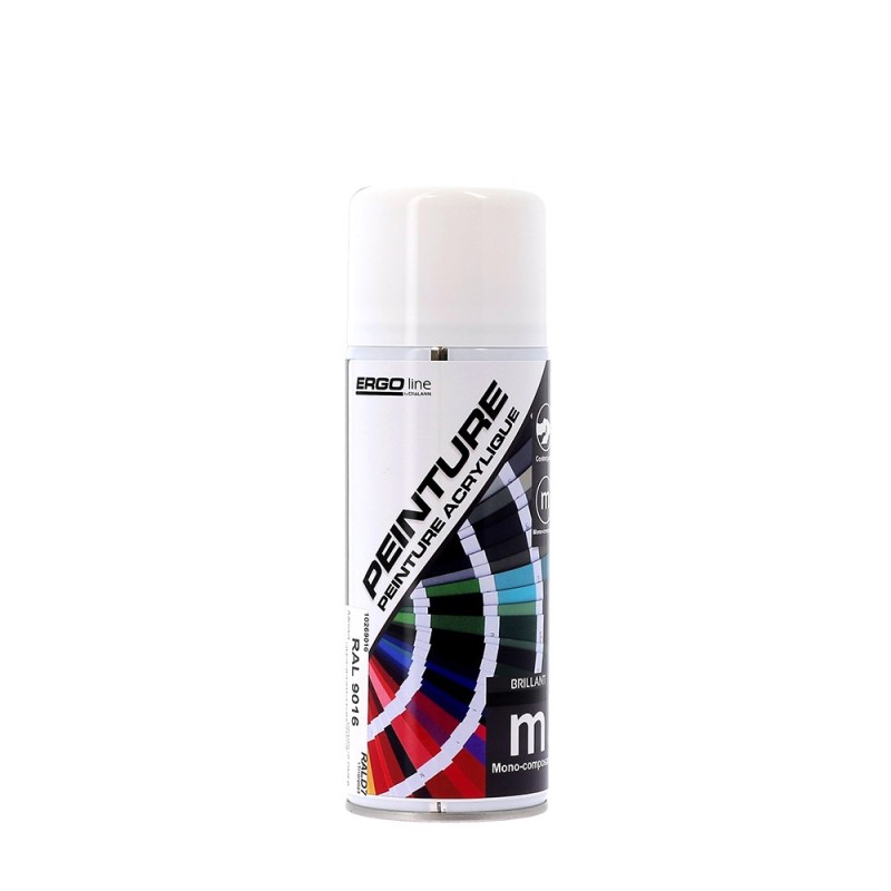 Peinture acrylique mono composant par 6 Brillante RAL 9016