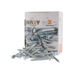 Vis tôle tête cylindrique bombée PH DIN7981 zinc blanc 5,5x38mm