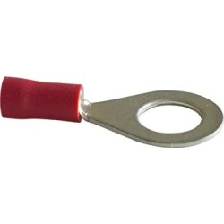 Cosse borne rouge Ø8 mm