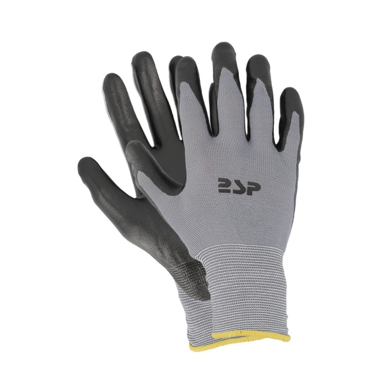 GANTS DE PROTECTION ENDUIT POLY-NITRILE BLACK TAILLE 10 2SP(PAIRE)