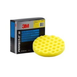 Mousse de polissage alvéolée jaune PERFECT IT Alvéolée Ø75mm