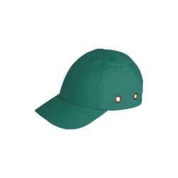 Casquette de travail vert anti heurt EN812 : 2012
