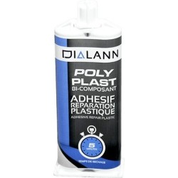 Colle POLY PLAST bi-composant polyuréthane 5 minutes 50ml