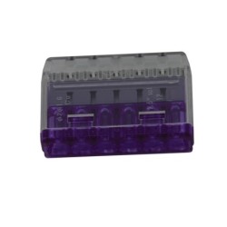 Connecteur rapide push in QLX fil rigide 6 voies
