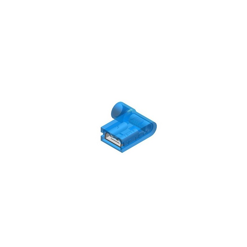 Cosse drapeau 6.35x0.8 mm