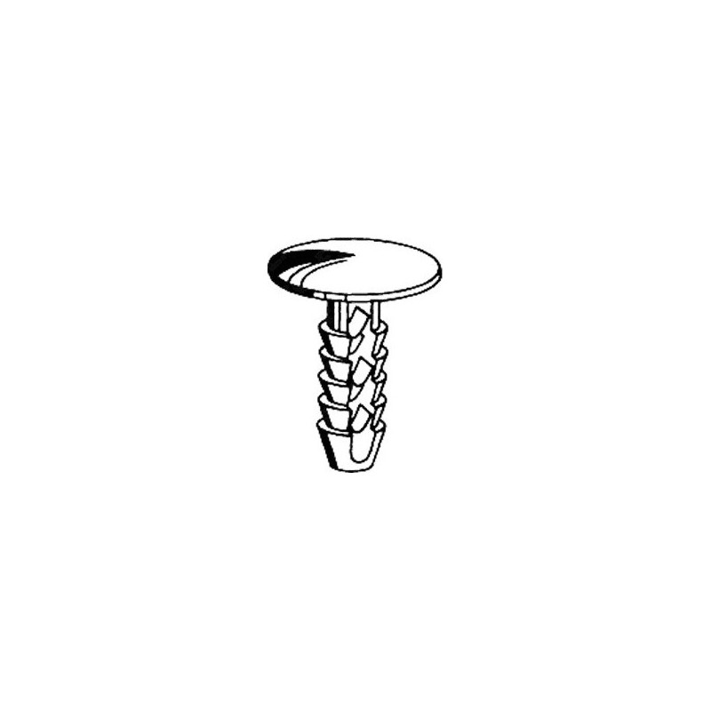 SACHET AGRAFES 1181 GARNISSAGE Ø POINCONNAGE 7MM, POUR TYPE RENAULT