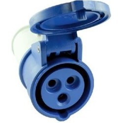 Fiche femelle P17 2P+T IP44 16A 200/250V LEGRAND