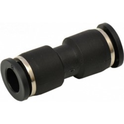 Raccord autobloquant plastique union droite égale Ø12