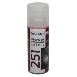 251 résine de freinage faible rouge