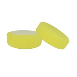 MOUSSE DE POLISSAGE JAUNE EPAISSEUR 50mm Ø 150mm