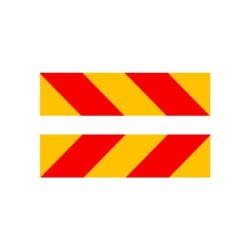 Plaques de balisage arrière pour remorque catégorie II type europe Reflex Allen