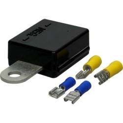Cosse batterie à connexions multiples M6 Noire négative
