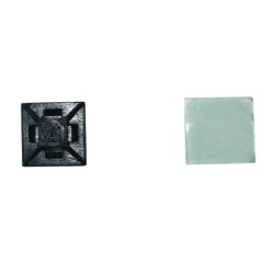 Embases adhésives pour colliers de serrage Max 4.8mm 28x28mm