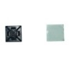 Embases adhésives pour colliers de serrage Max 4.8mm 28x28mm