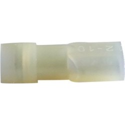 Cosse plate femelle jaune isolée étanche 6.35mm²