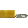 Cosse borne jaune Ø4 mm